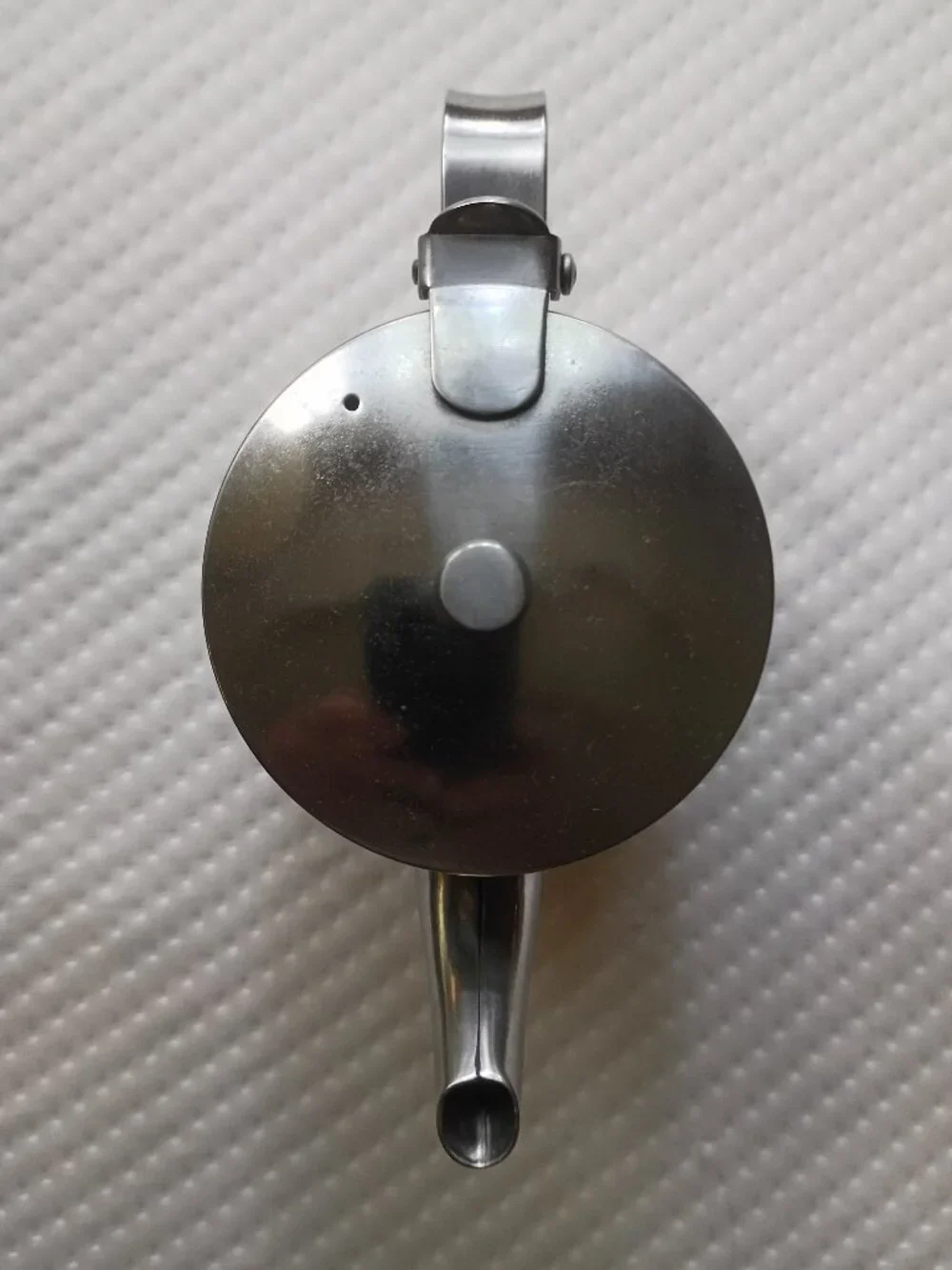 Stainless Steel Personal Tea Pot Coffee Server Diner Style Flip Top Lid 18/8